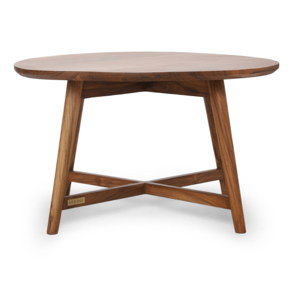 Buy wooden furniture online - Lap and Dado Saki solid teak wood coffee table / centre table
