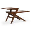 Buy wooden furniture online - Lap and Dado Dodoma solid teak wood coffee table / centre table / side table
