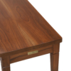 Buy wooden furniture online - Lap and Dado Pali teak wood bench for dining table or entryway- vintage style