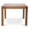 Buy wooden dining room furniture online - Lap and Dado Varna solid teak wood 4-seater dining table