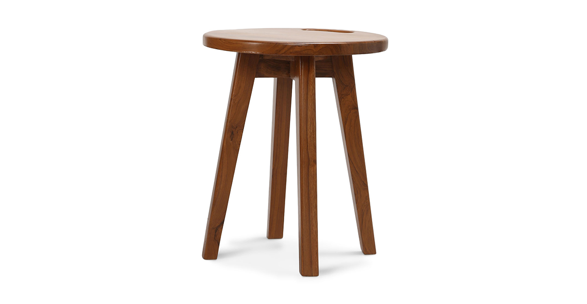 Otsu Teak Stool_1