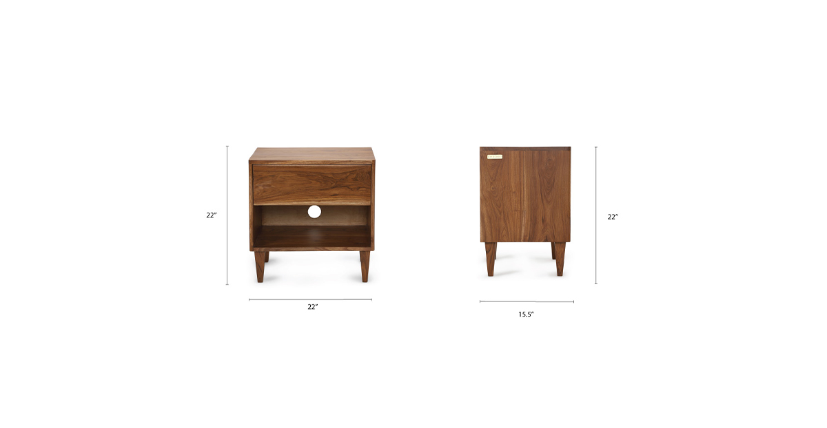 Saga Teak Bedside Table_1