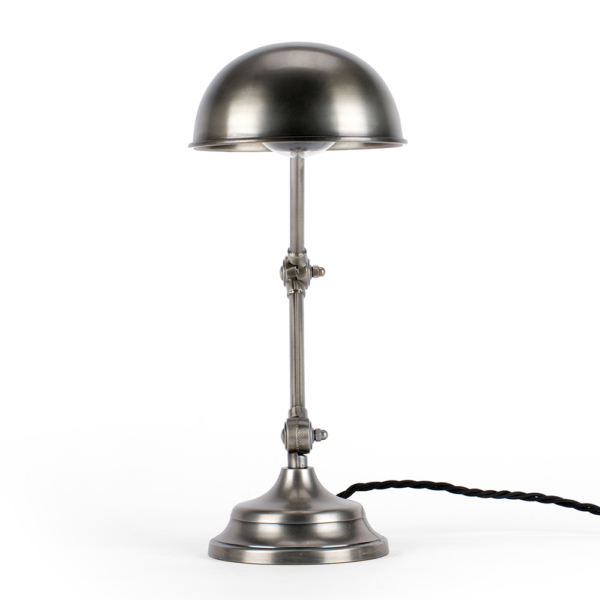 Buy lights online - Lap and Dado - shop lamps - Crete Table Lamp for bedside and study in a gunmetal finish