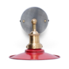 Buy wall lights online - Lap and Dado Tahe wall light in cherry and brass finish