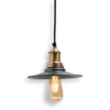 Buy ceiling lights online - Lap and Dado Tahe ceiling light with pewter shade and brass finish holder