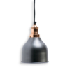 Buy ceiling lights online - Lap and Dado Luxor ceiling light with pewter shade and copper holder