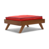 Buy pet furniture online - Lap and Dado Soka teak wood pet bed for dogs and cats with dog bed cushion