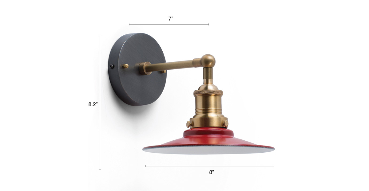 Tahe Wall Light Cherry 8″_5