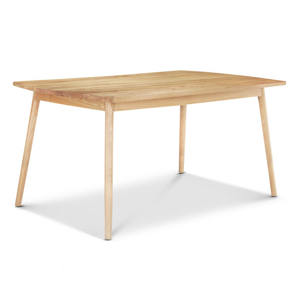 Buy wood dining table online - Lap and Dado Aspen ashwood 6-seater dining table for dining room