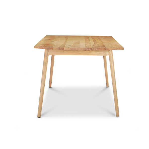 Buy wood dining table online - Lap and Dado Aspen ashwood 6-seater dining table for dining room