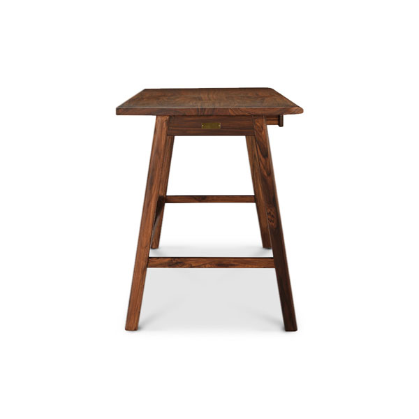 Buy wood study table online - Lap and Dado furniture, contemporary design Fuji teak wood study table for study room or office