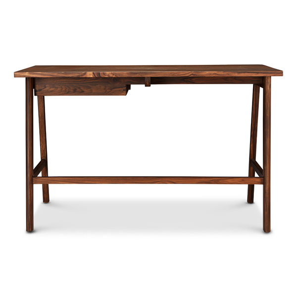 Buy wood study table online - Lap and Dado furniture, contemporary design Fuji teak wood study table for study room or office