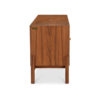Buy wood and rattan furniture online - Lap and Dado furniture, contemporary design Pesaro Teakwood and cane work media unit/ TV console for living room or bedroom furniture