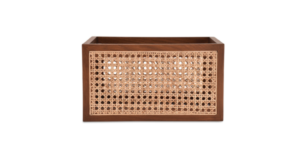 Buy cane work storage baskets online - Lap & Dado furniture studio - Derby rattan and wood storage baskets, display baskets for home decor