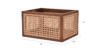 Buy cane work storage baskets online - Lap & Dado furniture studio - Derby rattan and wood storage baskets, display baskets for home decor