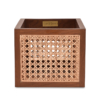Buy cane work storage baskets online - Lap & Dado furniture studio - Derby rattan and wood storage baskets, display baskets for home decor