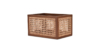 Buy cane work storage baskets online - Lap & Dado furniture studio - Derby rattan and wood storage baskets, display baskets for home decor