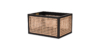 Buy cane work storage baskets online - Lap & Dado furniture studio - Suri rattan and wood storage baskets, display baskets for home decor