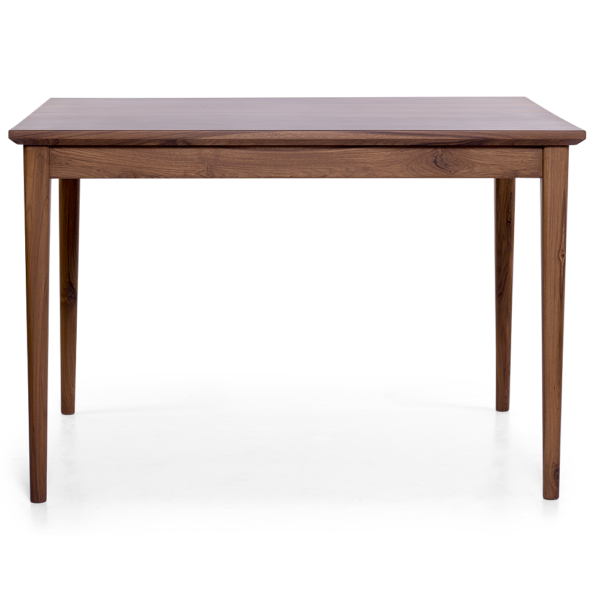 Buy wood dining table online - Lap and Dado Mahe solid teak wood 4-seater dining table for dining room