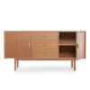 Buy wood cabinet furniture online - Lap and Dado furniture, contemporary mid-century modern design Mason cabinet, storage console for living room or dining room