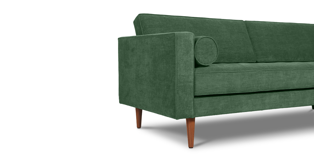 Lap and Dado Lenox Sofa - Copeland Greenstone 5