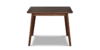 Buy wood dining table online - Buy expertly crafted wood furniture - Lap and Dado furniture studio, Tempe solid teak wood 4-seater dining table for dining room