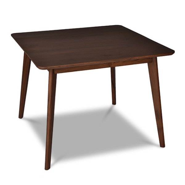 Buy wood dining table online - Buy expertly crafted wood furniture - Lap and Dado furniture studio, Tempe solid teak wood 4-seater dining table for dining room