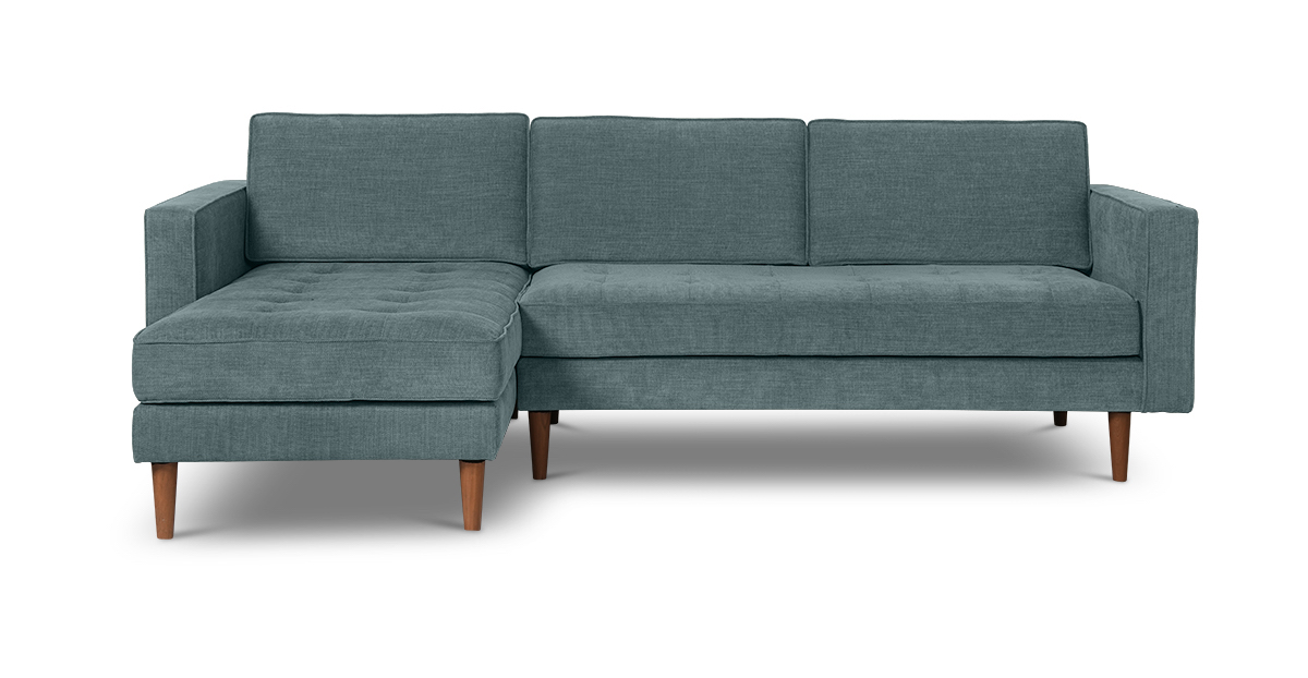 Lap and Dado Lenox Sectional - Left - Copeland Denim 4