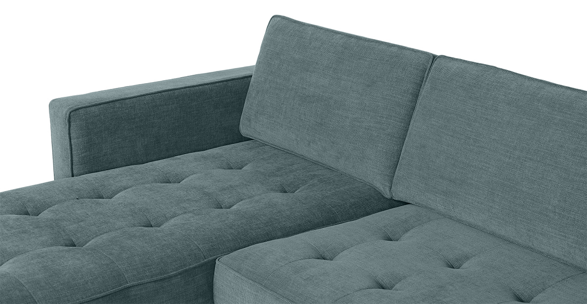 Lap and Dado Lenox Sectional - Left - Copeland Denim 5