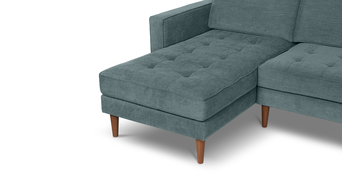 Lap and Dado Lenox Sectional - Left - Copeland Denim 6