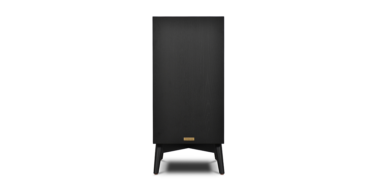 Lap and Dado Wells Rattan Bar Black 3
