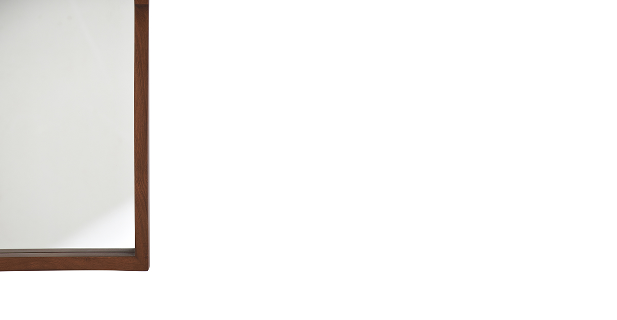 Lap and Dado Alor Teak Mirror 4