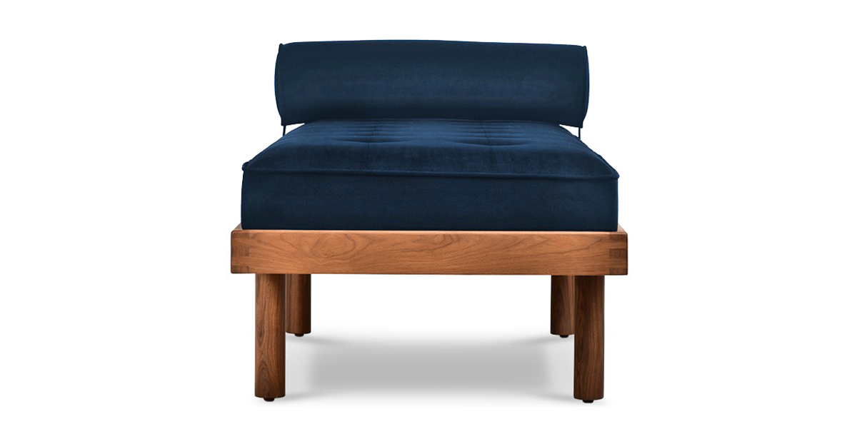Lap and Dado Oban Teak Daybed Indigo 3