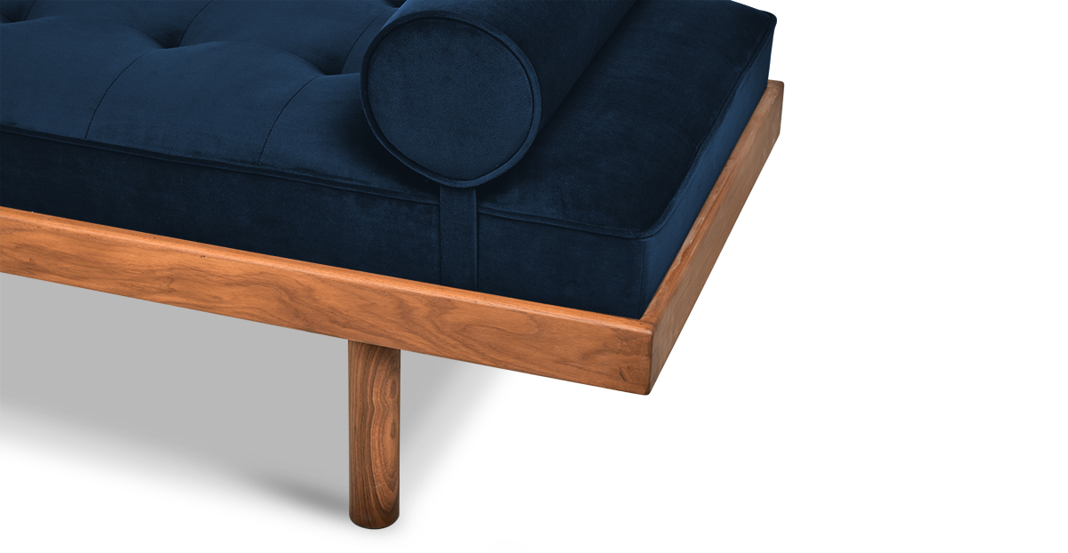 Lap and Dado Oban Teak Daybed Indigo 5