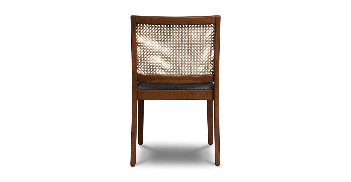 Lap and Dado Lille Teak and Rattan Dining Chair - Bingle Gull 3