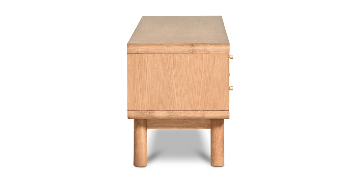 Lap and Dado Bonn Oak Media Unit 3