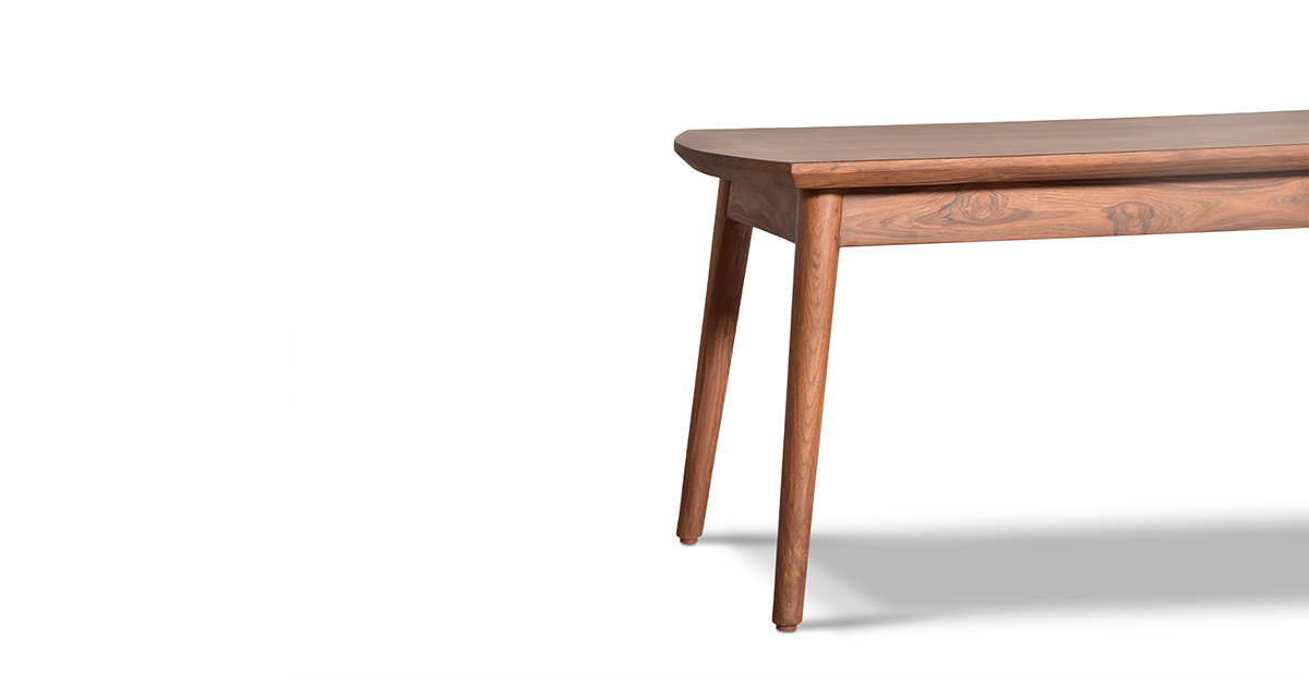 Lap and Dado Solna Teak Bench 4