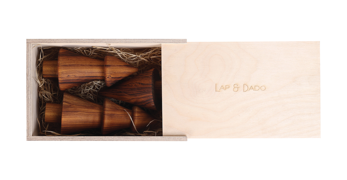 Lap and Dado Donner Teak Christmas Trees 3