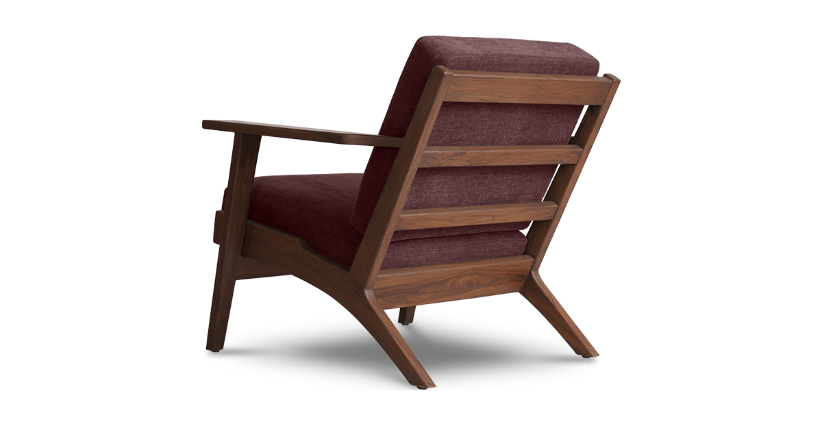 Lap and Dado Hama Teak Lounge Chair - Sumac 4