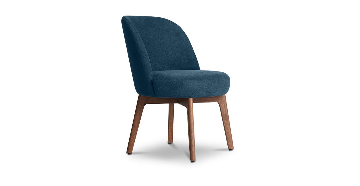 Lap and Dado Bree Dining Chair - Sapphire 1