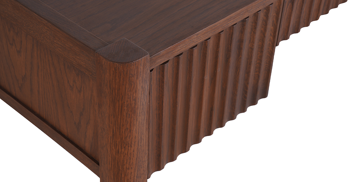 Lap and Dado Barnet Oak Study Table 6