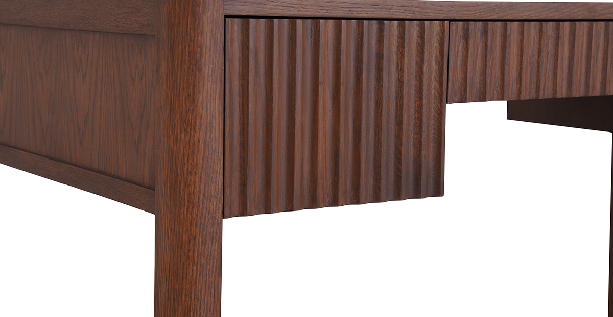 Lap and Dado Barnet Oak Study Table 7