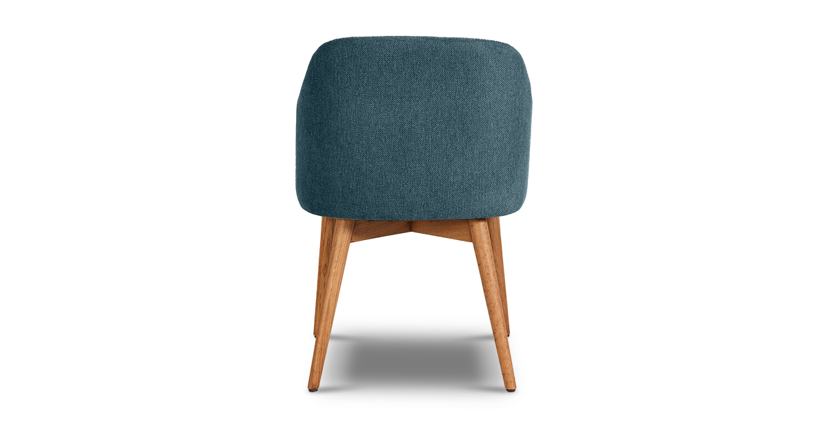 Lap and Dado Cali Oak Armchair - Bingle Sapphire 3