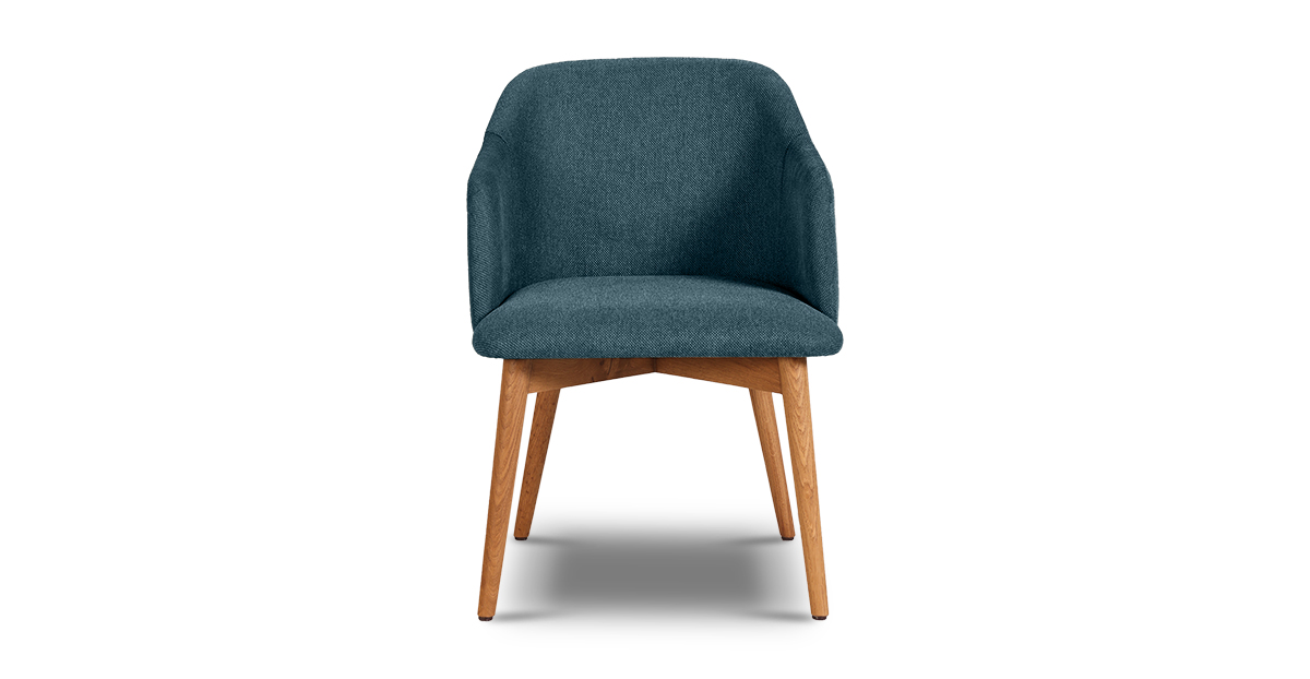 Lap and Dado Cali Oak Armchair - Bingle Sapphire 4