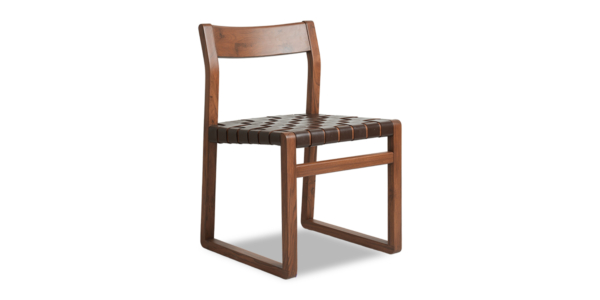 Reno Teak Leather Chair