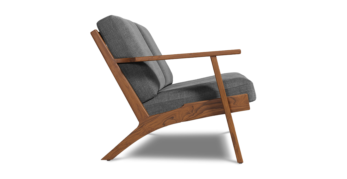 Lap and Dado Hama Teak Sofa - Copeland Granite 2