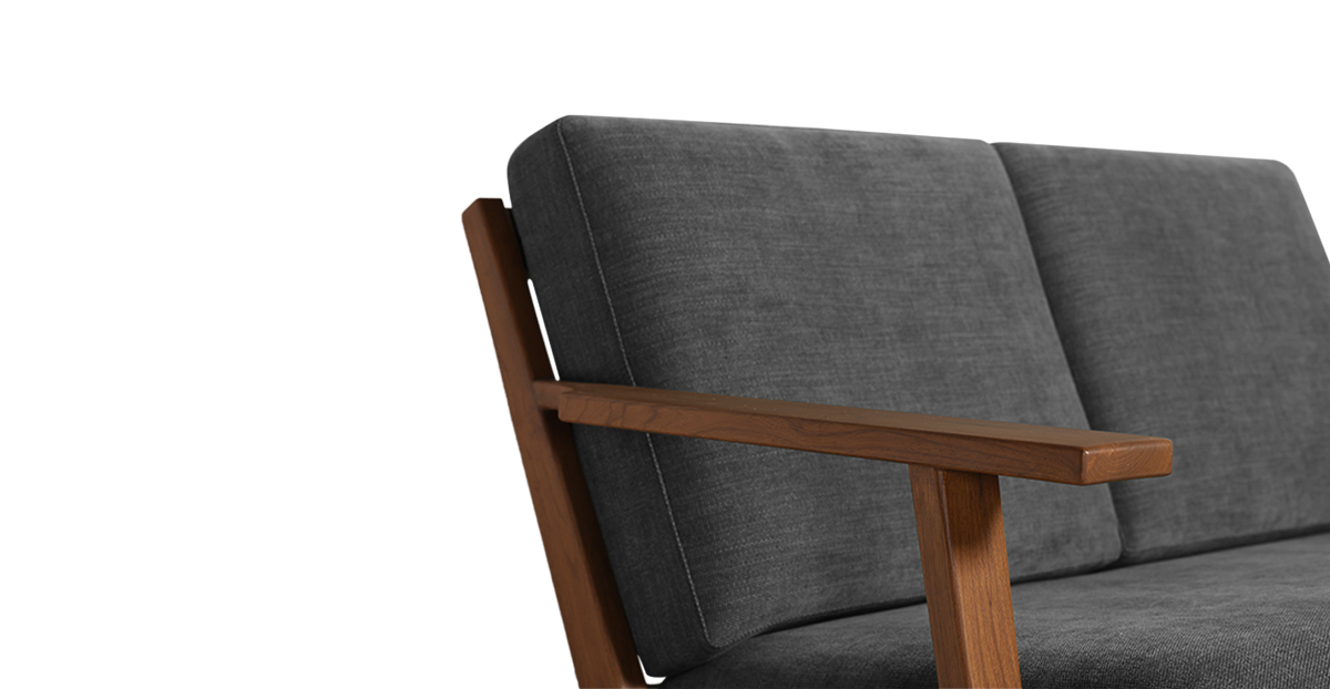 Lap and Dado Hama Teak Sofa - Copeland Granite 5