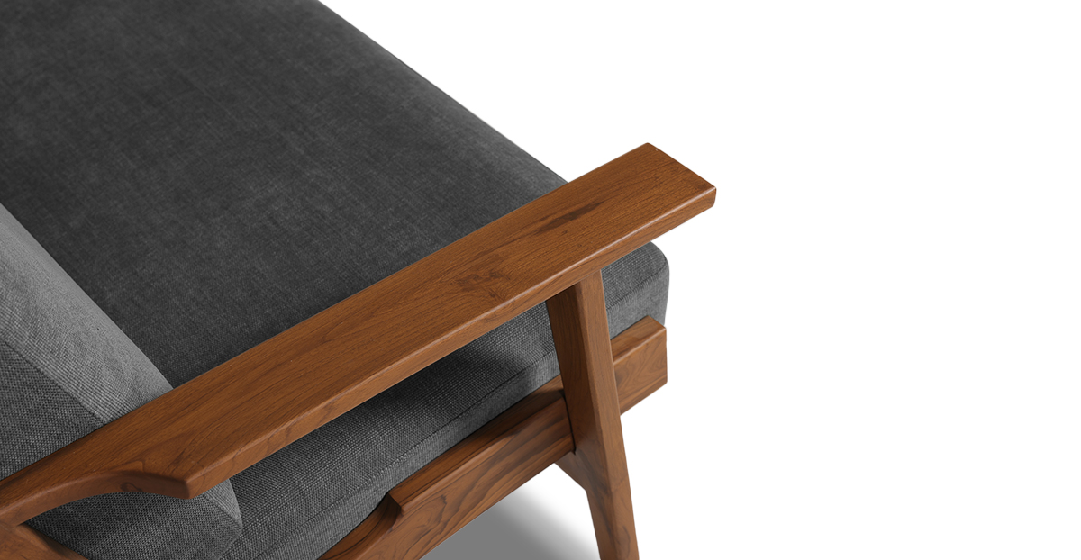 Lap and Dado Hama Teak Sofa - Copeland Granite 8