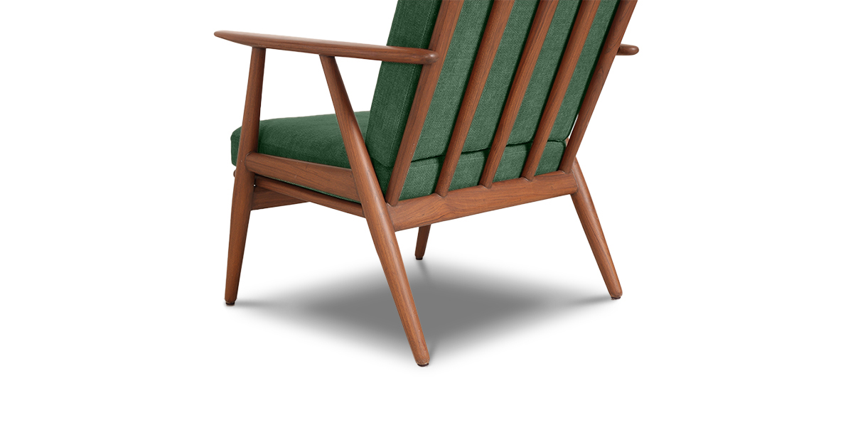 Lap and Dado Aden Teak Lounge Chair - Copeland Greenstone 8