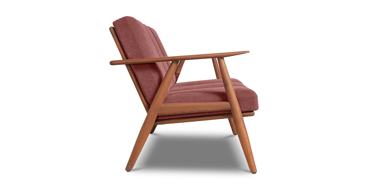 Lap and Dado Aden Teak Sofa - Copeland Brick 3